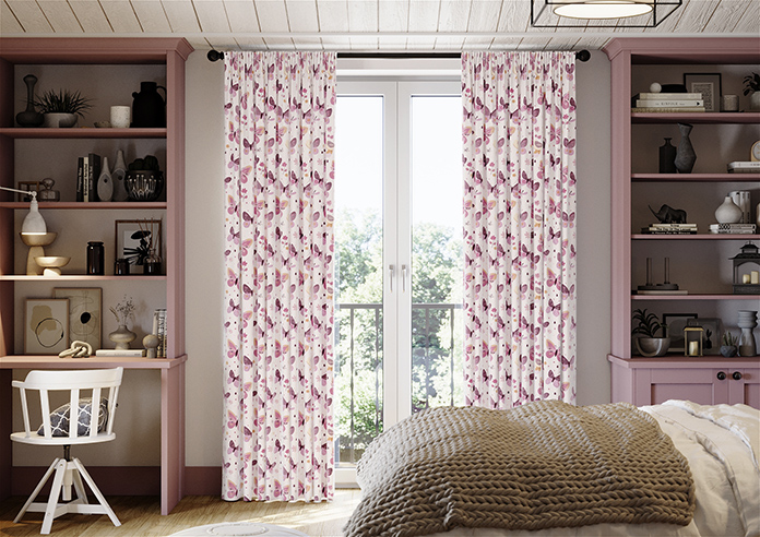 Butterfly Garden, Precious Pinks - Made to Measure Curtains - Image 3